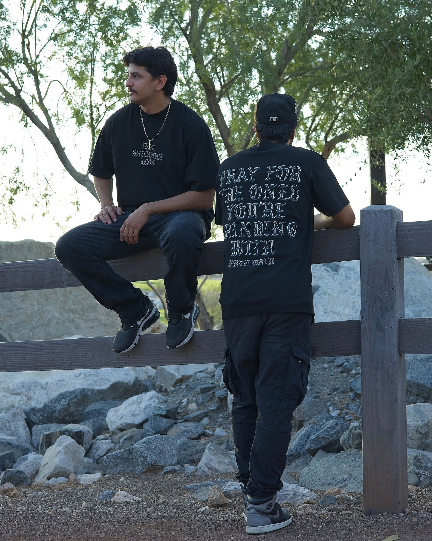 IRON SHARPENS IRON - BLACK