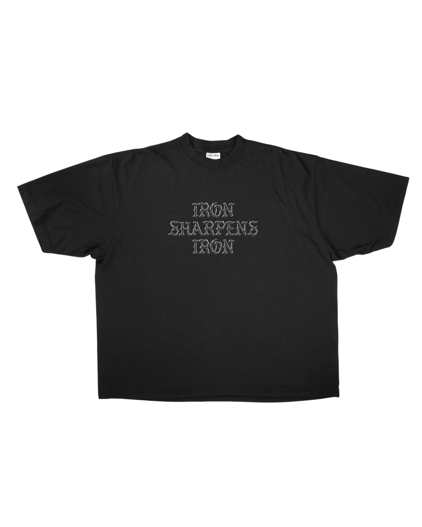 IRON SHARPENS IRON - BLACK