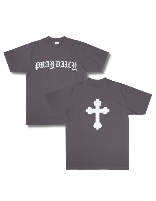 PRAY DAILY - CHARCOAL